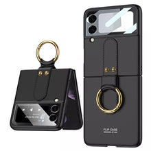 Load image into Gallery viewer, Shock-resistant Hard with Metal Ring Case For Samsung Galaxy Z Flip 4
