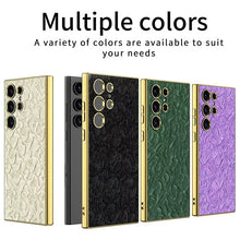 Load image into Gallery viewer, Electroplated Lux Pattern Phone Case for Samsung Galaxy S24Ultra
