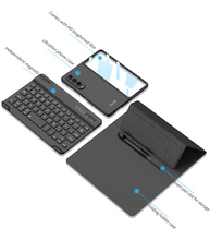 Load image into Gallery viewer, Wireless Keyboard Leather Magnetic Flip Case For Fold Series
