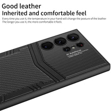 Load image into Gallery viewer, Defender Leather Case For Galaxy S24 Ultra
