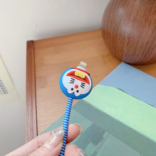 Load image into Gallery viewer, Cute 3D Cartoon Character Stitch Cable Protector  (Blue)
