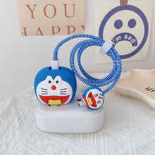 Load image into Gallery viewer, Cute 3D Cartoon Character Stitch Cable Protector  (Blue)

