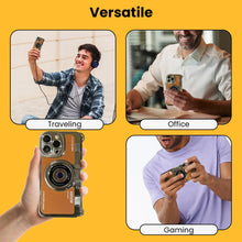 Load image into Gallery viewer, Retro Leather Vintage Camera Case- iPhone
