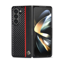 Load image into Gallery viewer, Hazel Carbon Fiber Texture Case For Galaxy Z Fold 6
