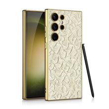Load image into Gallery viewer, Electroplated Lux Pattern Phone Case for Samsung Galaxy S24Ultra
