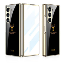 Load image into Gallery viewer, Galaxy Z Fold 7 Deer Pattern Glass Case
