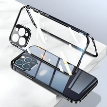 Load image into Gallery viewer, iPhone - Dual Magnetic Alluminium Body Magsafe Glass Case
