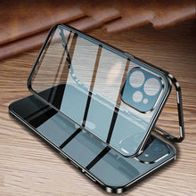 Load image into Gallery viewer, iPhone - Dual Magnetic Alluminium Body Magsafe Glass Case
