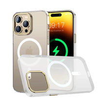 Load image into Gallery viewer, Elegant Transparency Designer MagSafe Case for iPhone 15 Series
