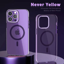 Load image into Gallery viewer, Elegant Transparency Designer MagSafe Case for iPhone 15 Series
