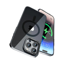 Load image into Gallery viewer, Elegant Transparency Designer MagSafe Case for iPhone 15 Series
