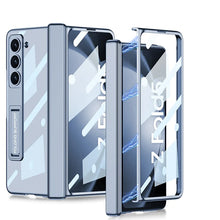 Load image into Gallery viewer, TRANSPARENT MAGNETIC HINGE CASE WITH STAND FOR SAMSUNG GALAXY Z FOLD 5
