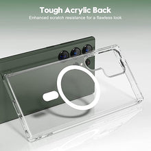 Load image into Gallery viewer, Galaxy S23 Ultra Magsafe Transparent Hard PC Back Case Cover

