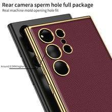Load image into Gallery viewer, LUXURY LEATHER SHOCKPROOF CASE FOR SAMSUNG GALAXY S24 ULTRA

