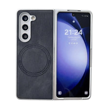 Load image into Gallery viewer, Leather Magnetic Case For Galaxy Z Fold Series
