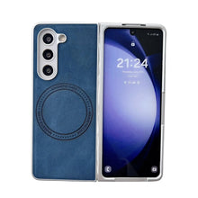 Load image into Gallery viewer, Leather Magnetic Case For Galaxy Z Fold Series
