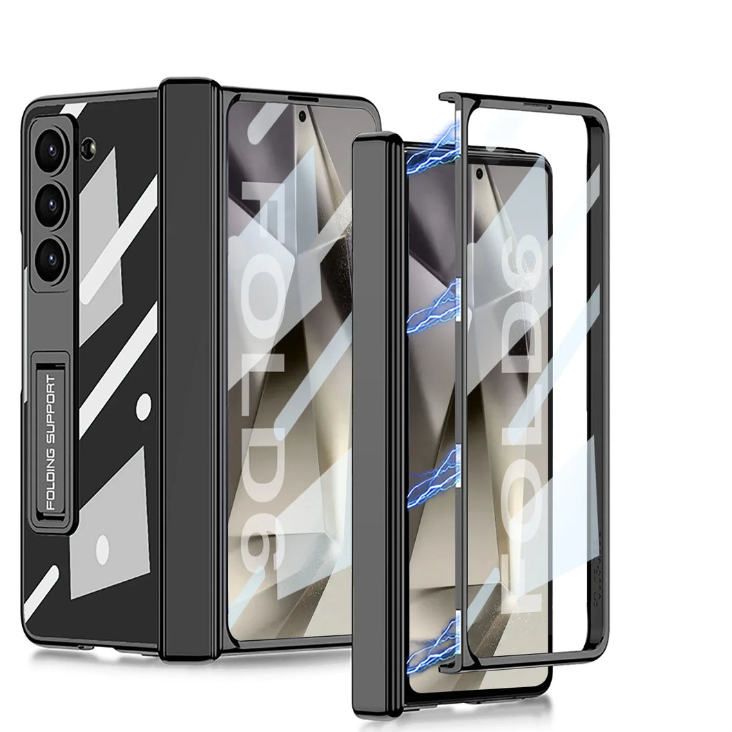 Transparent Case With Hinge Protection For Galaxy Z Fold 6