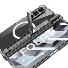 Load image into Gallery viewer, Transparent Shockproof Case With Bracket For Galaxy Z Fold 6
