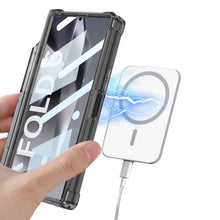 Load image into Gallery viewer, Transparent Shockproof Case With Bracket For Galaxy Z Fold 6
