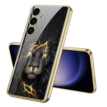 Load image into Gallery viewer, Galaxy S24 Lion Pattern Inspirational Glass Case
