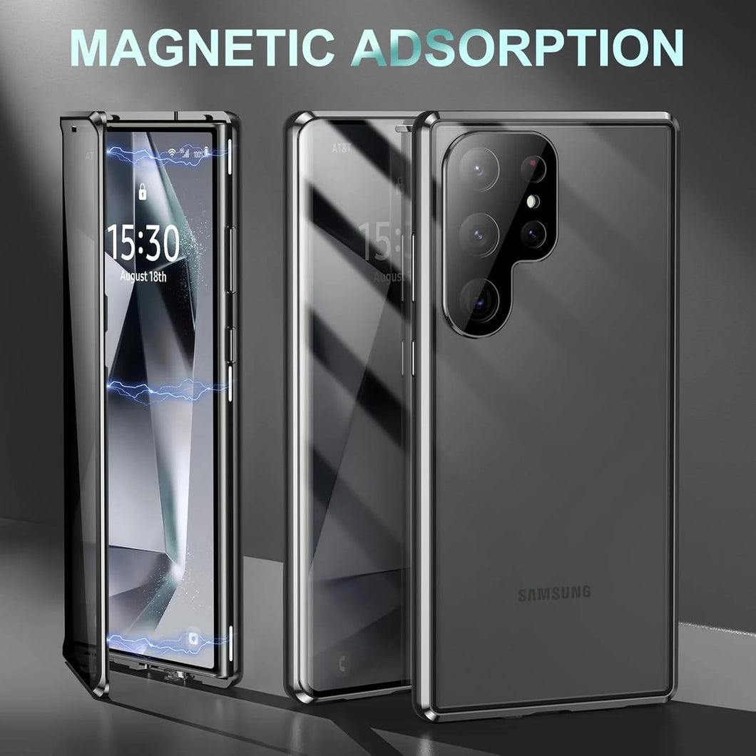 Magnetic 360 Full Glass Case Screen Protector - Samsung