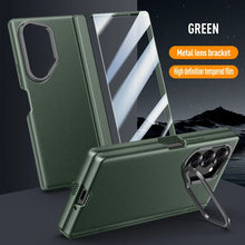 Load image into Gallery viewer, Leather Case With Bracket &amp; Front Glass For Galaxy Z Fold 6
