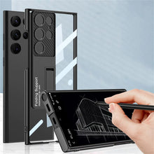 Load image into Gallery viewer, TRANSPARENT SHOCKPROOF CASE WITH BRACKET FOR SAMSUNG GALAXY S24 ULTRA

