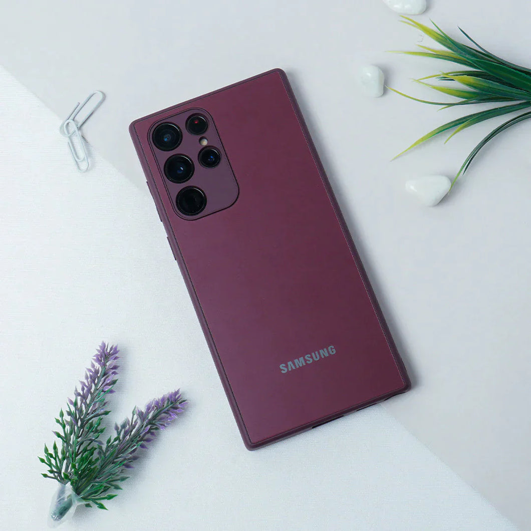 Matte Finish TPU Protective Back Case- Samsung
