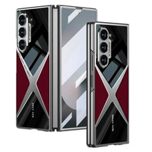 Load image into Gallery viewer, Polished Guard Leather Case for Galaxy Z Fold Series
