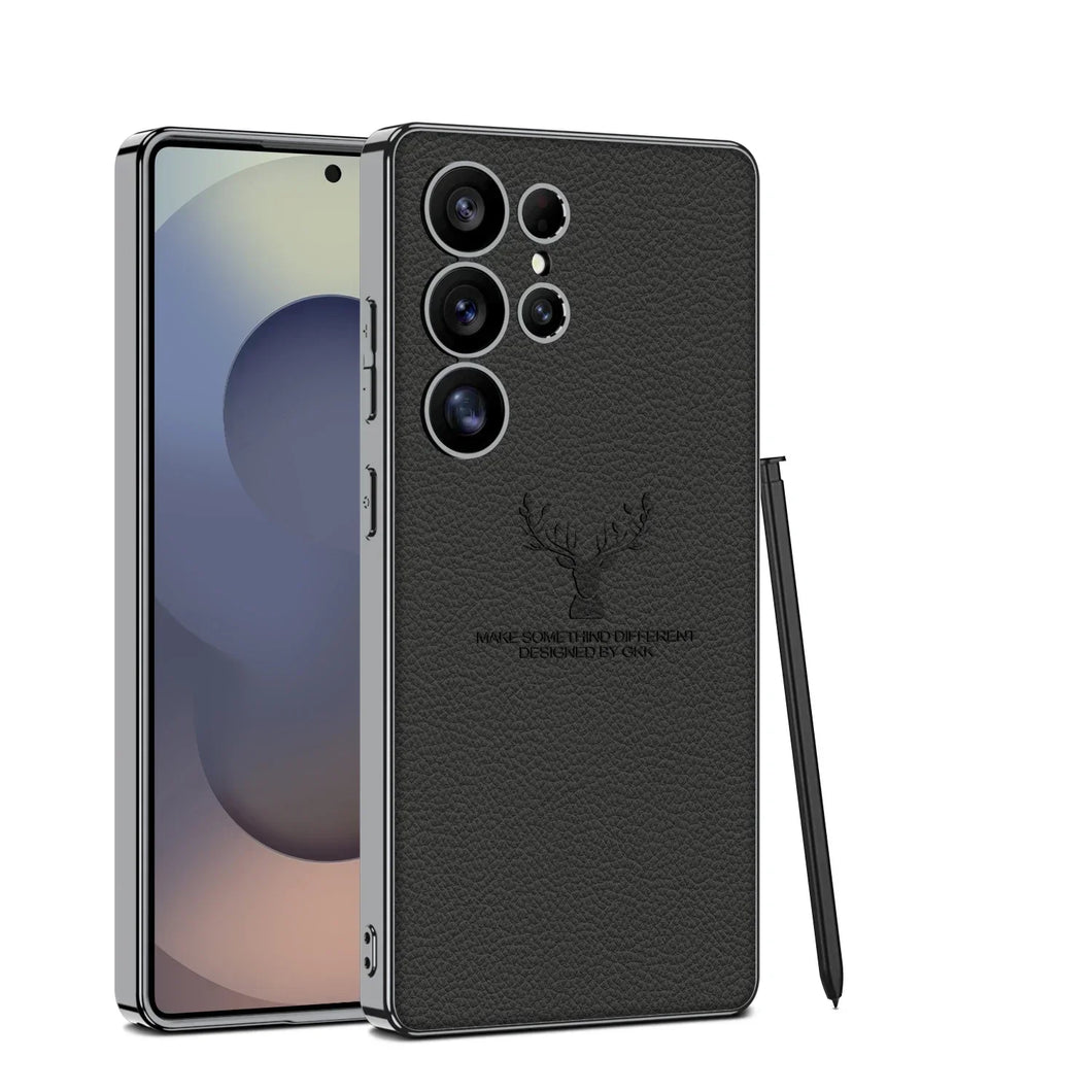 Inspirational Deer Leather Case - Samsung