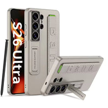 Load image into Gallery viewer, Elastic Wrist-Band Holder With Kick-Stand Case For Galaxy S26 Ultra
