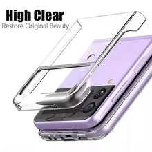 Load image into Gallery viewer, Thin Translucent Hard PC with Non-Slip Grip Protective Phone Cover for Z Flip3 &amp; 4 5G

