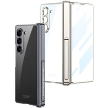 Load image into Gallery viewer, Transparent Magnetic Case With Hinge Protection For Galaxy Z Fold 6
