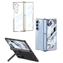 Load image into Gallery viewer, Transparent Magnetic Case With Hinge Protection For Galaxy Z Fold 6
