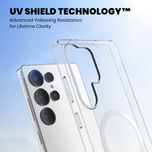 Load image into Gallery viewer, Magsafe Transparent Hard PC Back Case- Samsung
