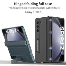 Load image into Gallery viewer, MAGNETIC FRAME KICK STAND ALL-INCLUDED CASE WITH S PEN SLOT Z FOLD 5

