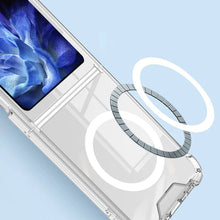 Load image into Gallery viewer, Samsung Galaxy Z Flip5 Slim Magnetic MagSafe Transparent Case
