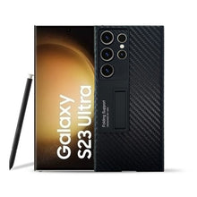 Load image into Gallery viewer, Galaxy S23 ULTRA Protective Standing Leather Cover With S Pen Slot
