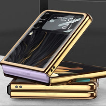 Load image into Gallery viewer, Galaxy Z flip 4 Lion Pattern Glass Case

