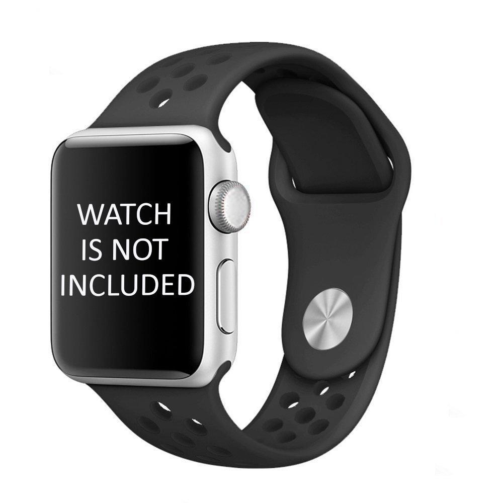 Perforated Band/Strap Black for Apple Watch