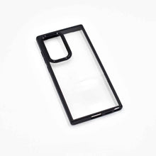 Load image into Gallery viewer, Galaxy S22 Ultra Hybrid Bumper Clear Case Black
