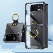 Load image into Gallery viewer, TPU Acrylic Ring Case For Samsung Galaxy Z Flip 3
