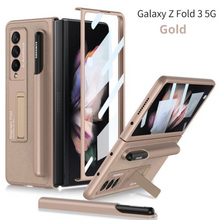 Load image into Gallery viewer, Samsung Galaxy Z Fold 3 Ultra Thin Back Stand Case With S-Pen Holder
