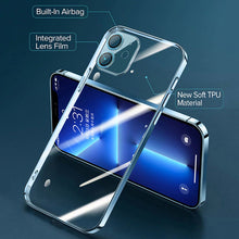 Load image into Gallery viewer, iPhone 11 All Series Electroplating Silicone Transparent Glitter Case
