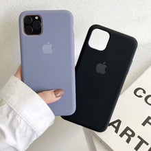 Load image into Gallery viewer, Liquid Silicon Camera Closed Case For iPhone 11 (With Logo)
