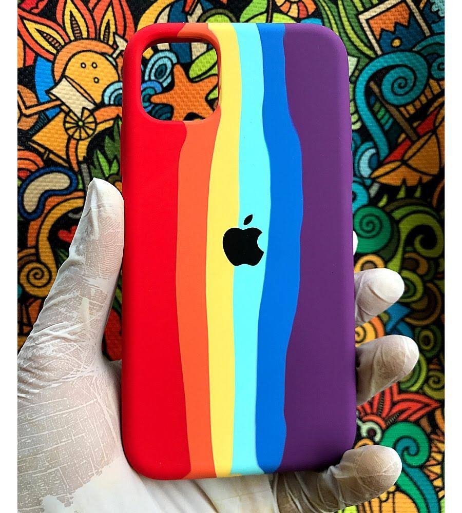 Rainbow Soft Silicon Case For iPhone 11 Pro