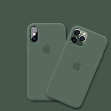Load image into Gallery viewer, Liquid Silicon Camera Closed Case For iPhone 11 (With Logo)
