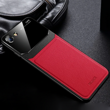 Load image into Gallery viewer, iPhone 8 Sleek Slim Leather Glass Case
