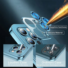 Load image into Gallery viewer, NEW VERSION ELECTROPLATTING IPHONE CASE WITH CAMERA PROTECTOR
