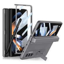 Load image into Gallery viewer, MAGNETIC FRAME KICK STAND ALL-INCLUDED CASE WITH S PEN SLOT Z FOLD SERIES
